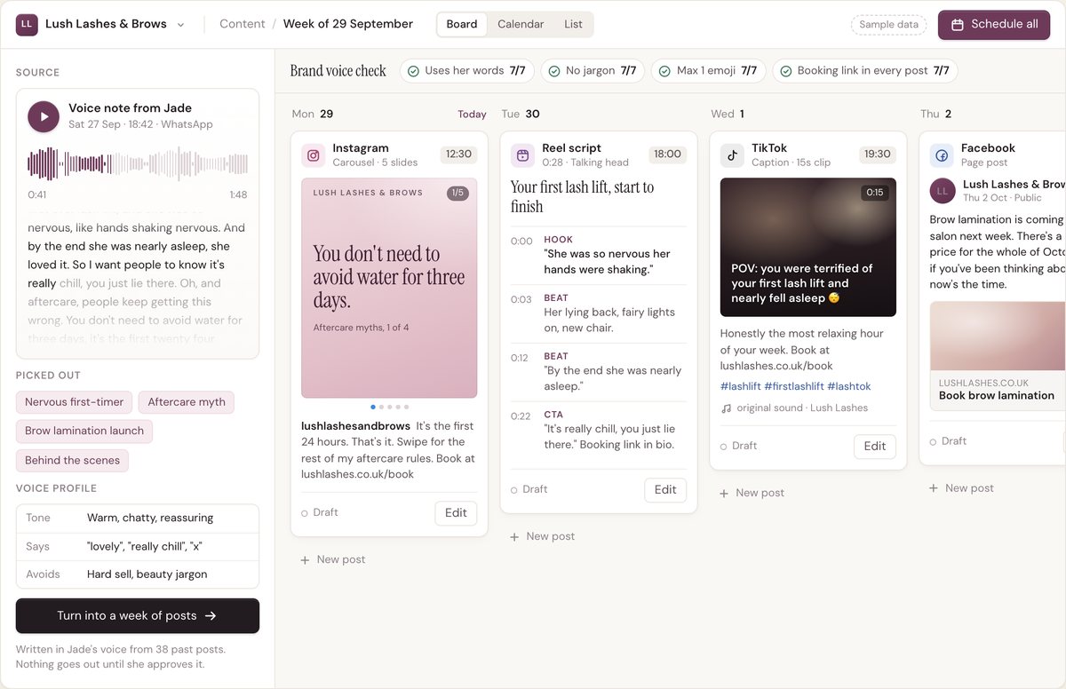 Screenshot of The Content Kitchen